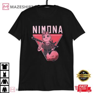 Nimona Cartoon Animated Movie T Shirt (3)