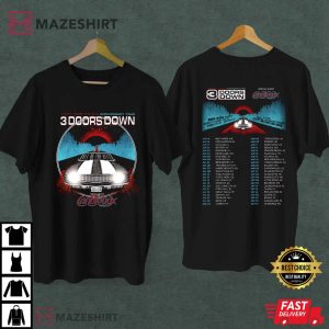 3 Doors Down Away From the Sun Anniversary Tour T Shirt (2)