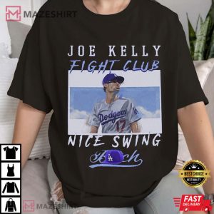 Joe Kelly Fight Club Los Angeles Dodgers T Shirt (2)