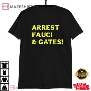 Tim Miller Arrest Fauci And Gates T Shirt (3)