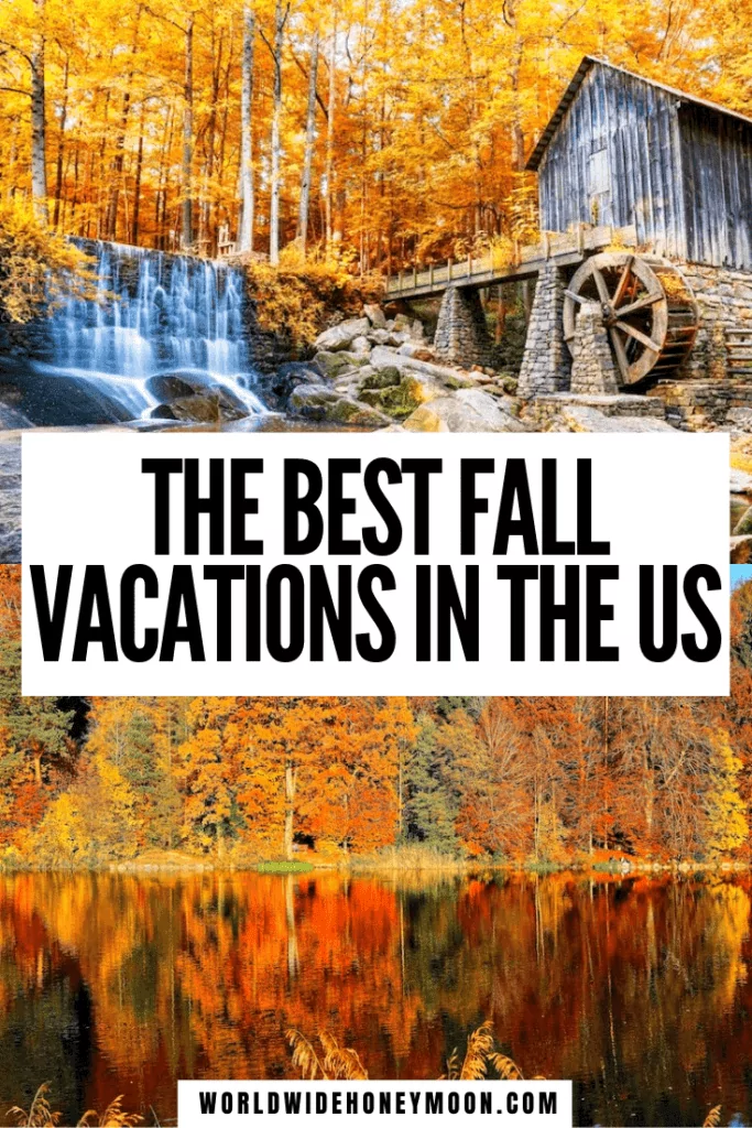 best fall vacation in the us