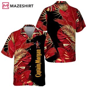 Captain Morgan Tropical Palm Hawaiian Shirt