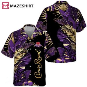 Crown Royal Tropical Palm Hawaiian Shirt