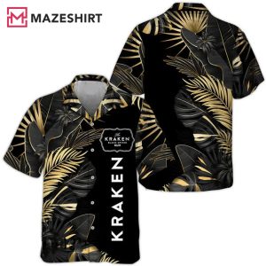 Kraken Rum Tropical Palm Hawaiian Shirt
