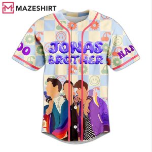 Jonas Brother Five Albums One Night Personalized Baseball Jersey (2)