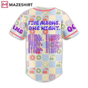 Jonas Brother Five Albums One Night Personalized Baseball Jersey (3)