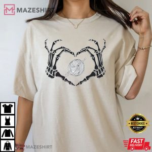 Crochet Lover Halloween Skeleton Crocheter T Shirt (4)
