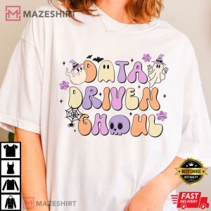 Data Driven Ghoul Halloween Comfort Colors T Shirt (4)