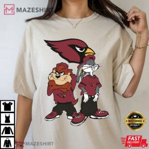 NFL Arizona Cardinals Looney Tunes T Shirt (2)