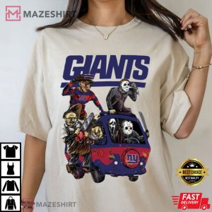 Vintage New York Giants Halloween T Shirt (3)