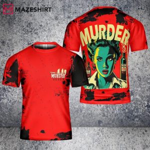 Murder Brand Female Mad Scientist 3D T-Shirt