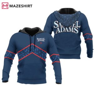Samuel Adams Beer Blue Wine Pattern 3D Hoodie