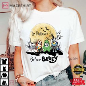Bluey The Nightmare Before Halloween T Shirt (2)