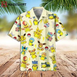 Best Pikachu Pokemon Hawaiian Shirt
