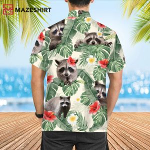Racoon Tropical Hawaiian Shirt (3)