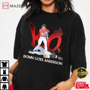 Jose Ramirez VS Tim Anderson Down Goes Anderson T Shirt (2)