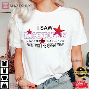 Richtofen In Northern France 1918 The Great War T Shirt (1)