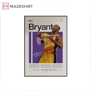 Kobe Bryant LA Lakers NBA Poster