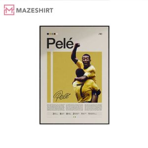 Pele Legend Brazilian Soccer Player Poster