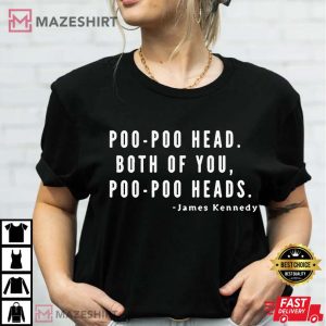 James Kennedy Poo Poo Head T Shirt (1)