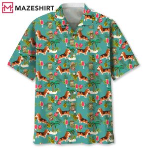 Beagle Trendy Hawaiian Shirt