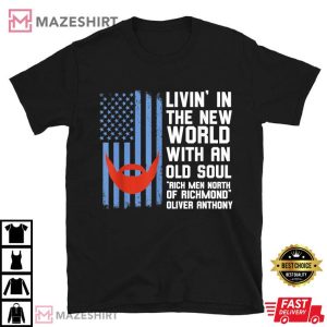Oliver Anthony Rich Men North Of Richmond Flag T Shirt (3)