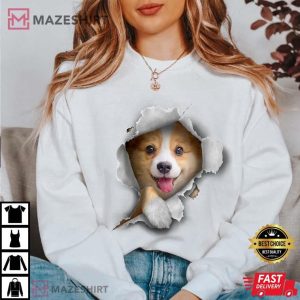Corgi Torn Cloth Corgi Lover Best T Shirt (2)