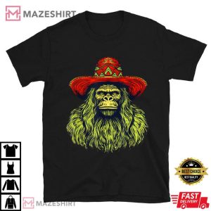 El Squatcho Sombrero Western Bigfoot T Shirt (3)
