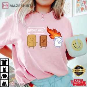 Funny Camping Group Hug Camping Lover T Shirt (3)