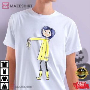 Funny Coraline Halloween T Shirt (2)