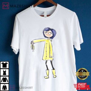 Funny Coraline Halloween T Shirt (4)