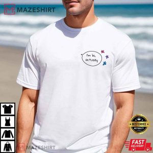 I'm Bi Actually Nick Nelson Heartstopper Bisexual T Shirt (4)
