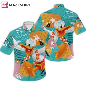 Donald Character Summer Trip Family Hawaiian Shirt