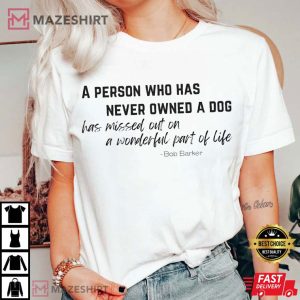 Bob Barker Dog Lover T Shirt (2)