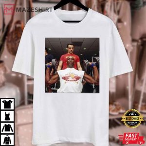 Jalen Hurts Wearing A Michael Jordan T Shirt (3)