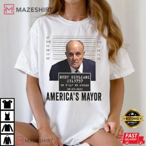Rudy Giuliani Mugshot America's Mayor T Shirt (2)