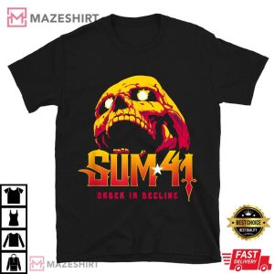 Sum 41 Order In Decline Skull T Shirt (1)