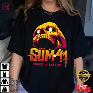 Sum 41 Order In Decline Skull T Shirt (3)