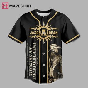 Jason Aldean Try That In A Small Town Highway Desperado Tour Baseball Jersey (2)