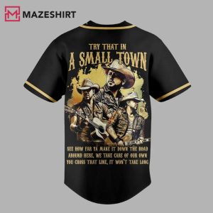 Jason Aldean Try That In A Small Town Highway Desperado Tour Baseball Jersey (3)