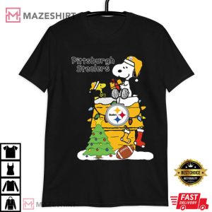 Christmas Snoopy Pittsburgh Steelers T Shirt (3)