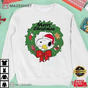 Christmas Snoopy Woodstock Peanuts T Shirt (4)
