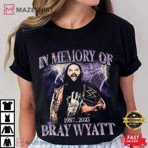 Windham Rotunda Bray Wyatt Memorial T Shirt (2)