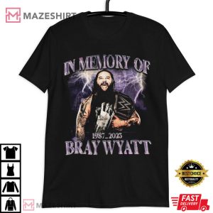 Windham Rotunda Bray Wyatt Memorial T Shirt (3)