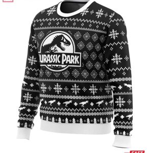 Jurassic Park Skeleton Christmas Ugly Sweater (1)