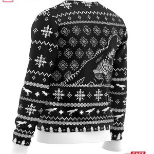 Jurassic Park Skeleton Christmas Ugly Sweater (2)