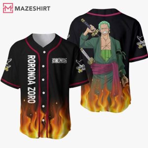 Zoro One Piece Baseball Jersey