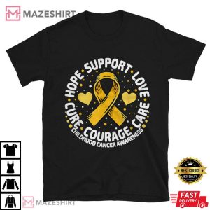 Childhood Cancer Support Family Childhood Cancer Awareness T Shirt (1)