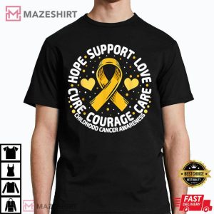 Childhood Cancer Support Family Childhood Cancer Awareness T Shirt (2)