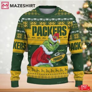 Grinch Green Bay Packers Ugly Sweater Grinch Green Bay Packers Ugly Sweater